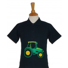 Green Tractor Polo Shirt