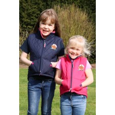 Fat Ponies Quilted Gilet navy