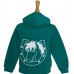 Lucky childrens hoodie teal