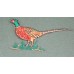 Pheasant embroidered Mens Polo shirt