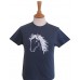 Silver Children's T-shirt DENIM BLUE